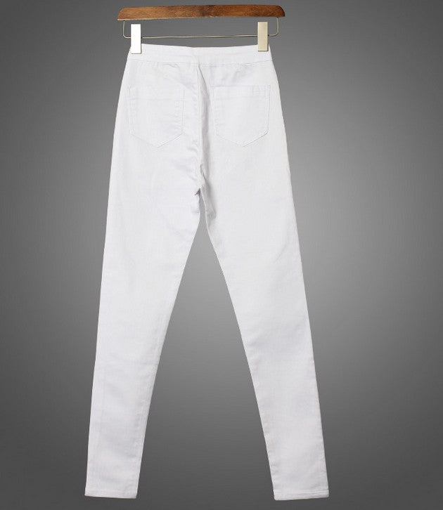 High Waist Jeans Pencil Stretch Denim Pants