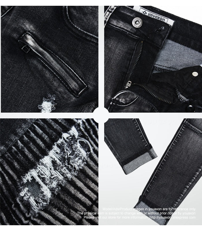 Women`s Mid High Waist Stretch Denim Skinny