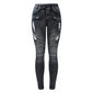 Women`s Mid High Waist Stretch Denim Skinny