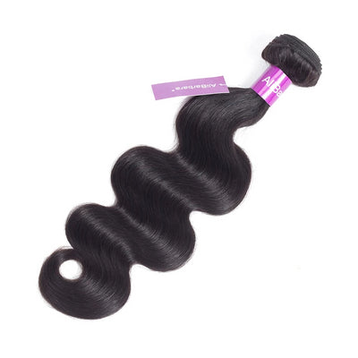 Human Hair Bundles Natural Color Hair Weave