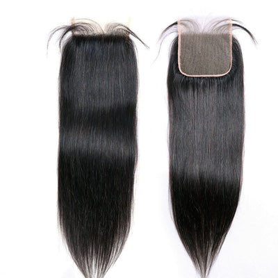 Straight Hair 3 Bundles With Closure Human Hair Bundles