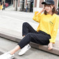 Denim pants female summer autumn loose casual jeans