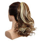 Short Wavy Ponytail Hair Extensions Claw Ponytails