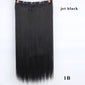 5 Clips Synthetic Hair Long Straight Blonde Clip In Hair Extensions
