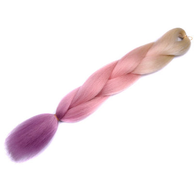 Synthetic Braiding Hair Full Star Crochet Blonde Hair Extensions Braids