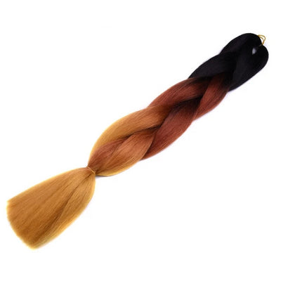 Synthetic Braiding Hair Full Star Crochet Blonde Hair Extensions Braids