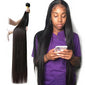 Straight Unprocessed Human Hair Natural Color