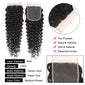 Brazilian Hair Weave 3/4 Bundles With Closure Human Hair Bundles