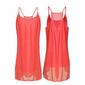 Spaghetti Strap Chiffon Hollow Out Backless Sun Dresses