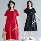 Loose long summer elegant sun dress clothes