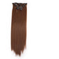 16 Clips Long Straight Synthetic Clips in Hair Extensions