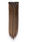 16 Clips Long Straight Synthetic Clips in Hair Extensions