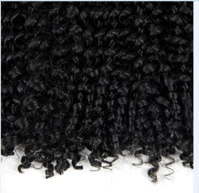Brazilian jerry curl bundles weave Synthetic Braiding hair