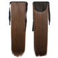 Tie on Ponytail Hair Extension Tail Hairpiece Long Straight Synthetic Women's Hair