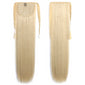 Tie on Ponytail Hair Extension Tail Hairpiece Long Straight Synthetic Women's Hair