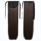 Tie on Ponytail Hair Extension Tail Hairpiece Long Straight Synthetic Women's Hair