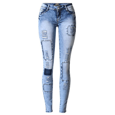 Ripped Jeans for Women Holes Skinny Jeans