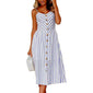 Sun dress sundress polka dot wrap for women