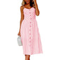 Sun dress sundress polka dot wrap for women