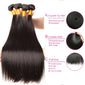 Straight Hair Bundles With Closure Brazilian Hair Weave
