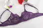 Women's Lace Unlined Underwire Push Up Bra