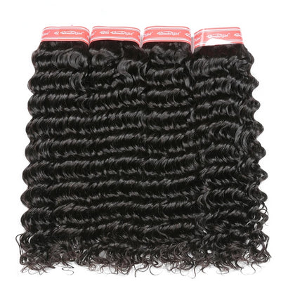 Deep Wave 4 Bundles Deal Peruvian Hair Bundles