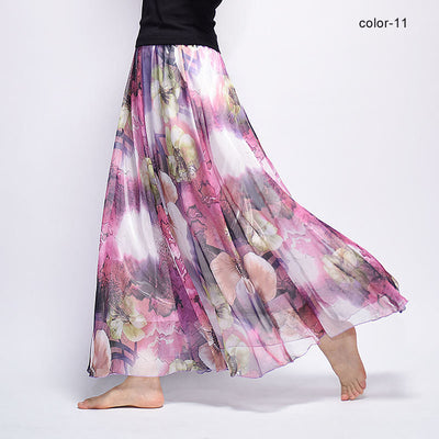 Florals Print Long Skirt Female