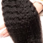 Kinky Straight Hair Peruvian Hair Bundles