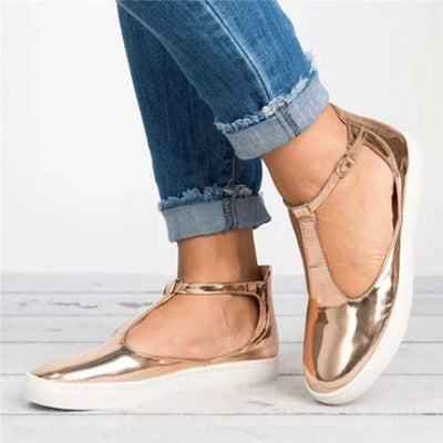 Summer Beach Shoes Fashion Women Closed Toe Flat Shoes