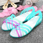 Women Sandals Jelly Shoes Peep Toe Summer Beach Shoes
