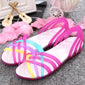 Women Sandals Jelly Shoes Peep Toe Summer Beach Shoes