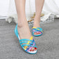 Women Sandals Jelly Shoes Peep Toe Summer Beach Shoes