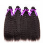 Kinky Straight Hair Peruvian Hair Bundles