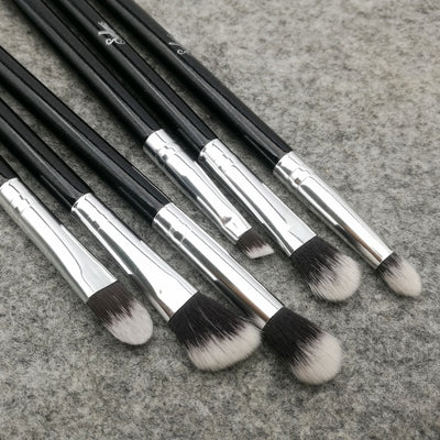 Makeup Classic black foundation make up brush kit tools.
