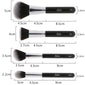 Makeup Classic black foundation make up brush kit tools.