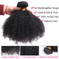 Kinky Curly Hair Brazilian Hair Weave Bundles