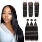 Straight Hair Bundles With Closure Peruvian Hair