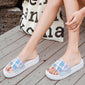 Women Shoes Crystal Diamond Bling Beach Slides