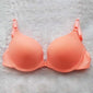 Simple push up bra front button candy color