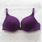 Simple push up bra front button candy color