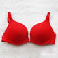 Simple push up bra front button candy color