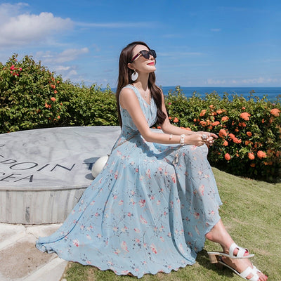 Women Party Midi Dresses Casual Sun Beach Vestidos