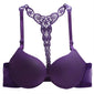 Women thin cup brassiere lace back underwear