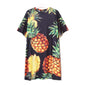 Women Pineapple Printing Casual Beach Sundress