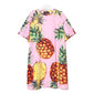 Women Pineapple Printing Casual Beach Sundress